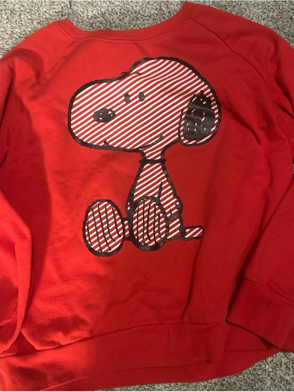 Peanuts Red Snoopy Crewneck Sweatshirt - Picture 2 of 2